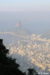 vue embrumée de Rio
