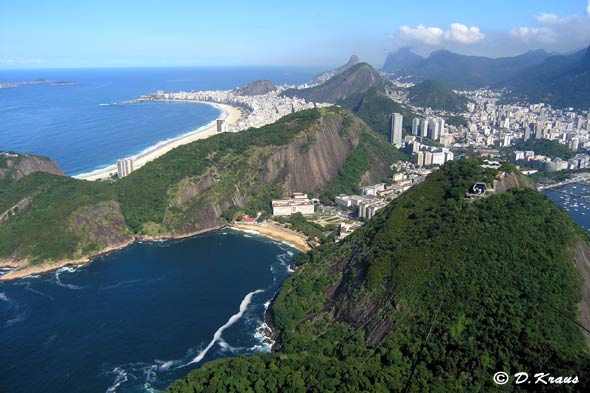vue de Rio depuis le pain de sucre