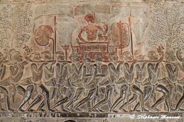 bas relief d'Angkor vat