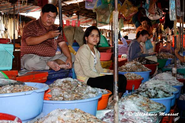 marché de Phnom penh