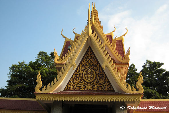 toit d'une pagode de Phnom penh