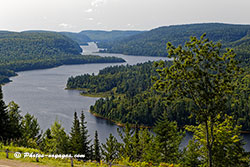 panorama du lac wapizagonke
