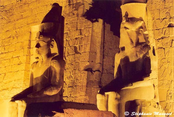 Luxor temple night photo