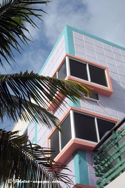 Façade de l'hôtel Starlite de Miami beach
