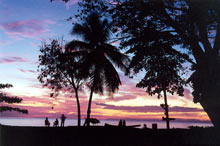 coucher de soleil plage du Costa rica