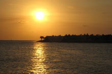 coucher de soleil à Key west en Floride