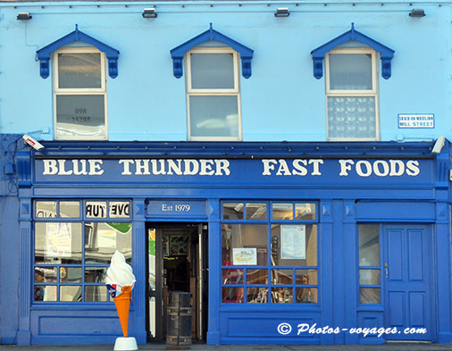 Blue thunder fast food