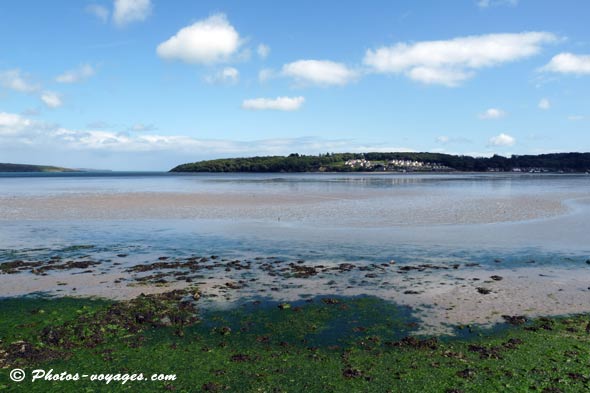 Panorama du sud irlandais à marée basse