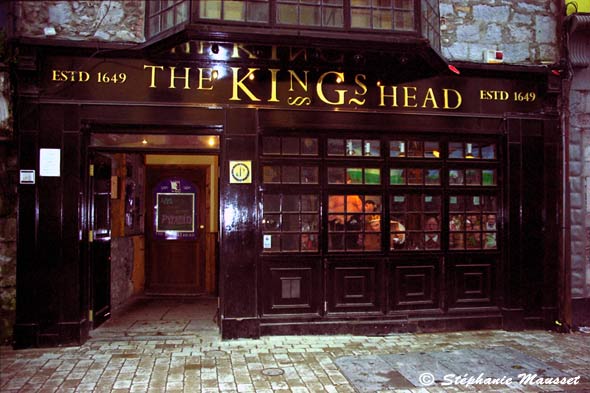 Devanture du pub king's head de Galway