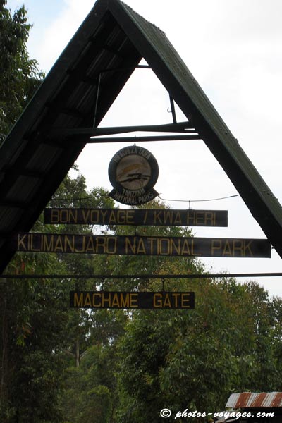 Machame gate