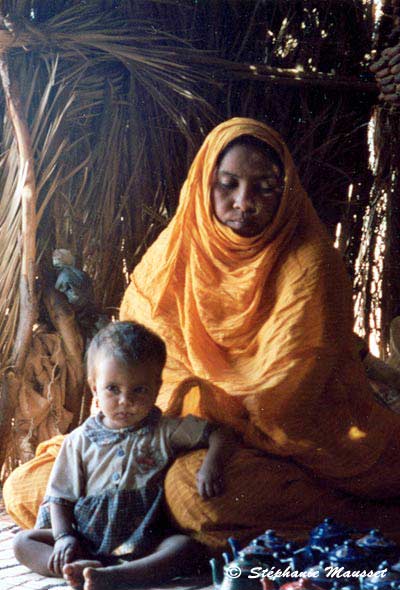 femme et enfant mauritanien