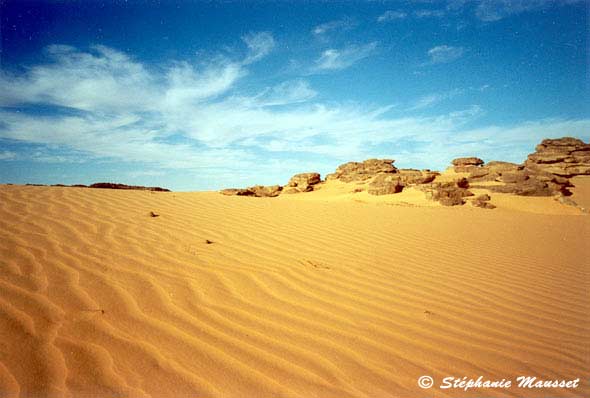 sable du désert de Mauritanie