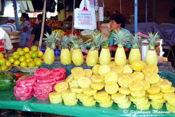 fruits prêts à déguster au Mexique