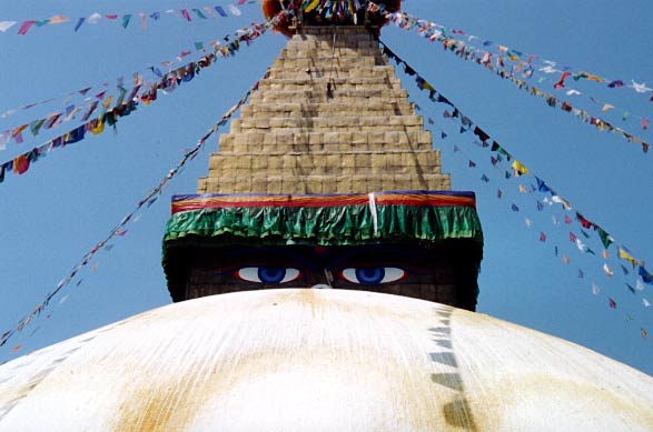 Bouddhanath stupa à Kathandou Népal