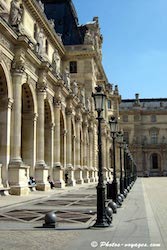 La cour du Louvre