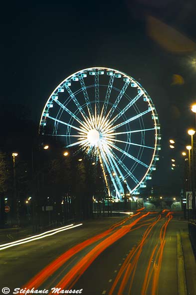 Nocturne à la grande roue de Paris