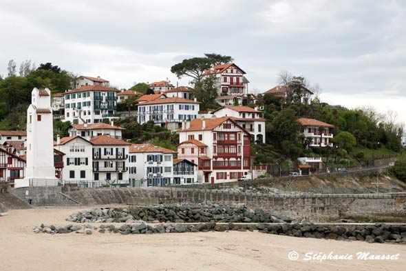 Plage du pays basque à saint jean de luz