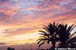 Coucher de soleil, Tunisie