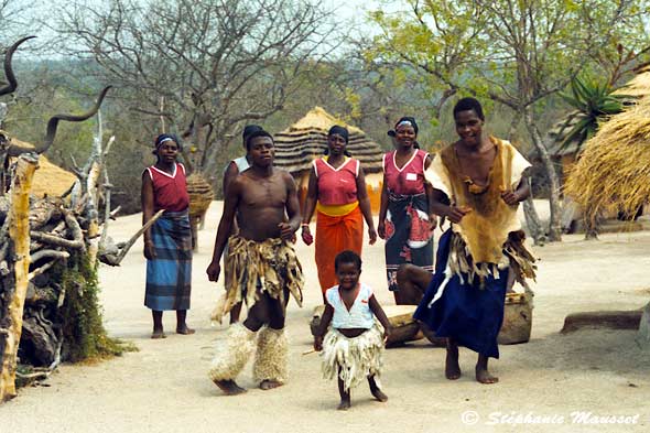 South african tribal dance