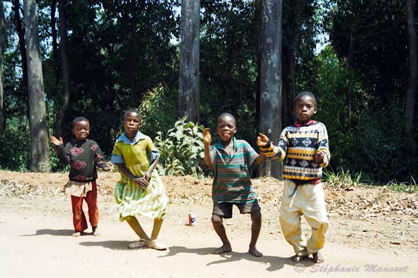 South african children dancing for me