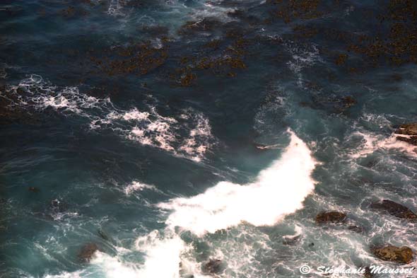 Remous causés par la confluence des océans