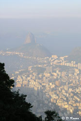 hazy view of Rio