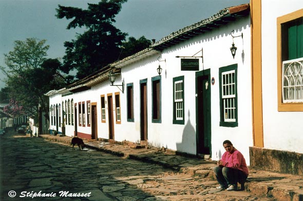 Tiradentes paved street