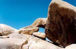 Granit formation in the Mojave desert