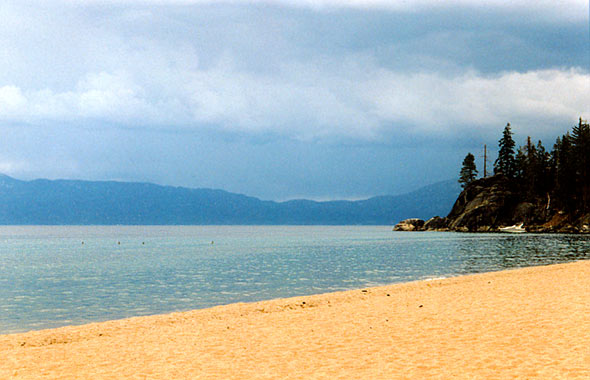 beach at lake Tahoe