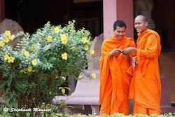 Cambodian monks