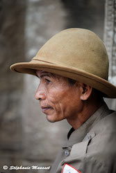Portrait of a cambodian man