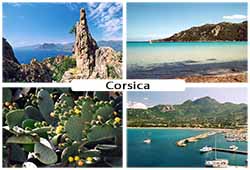 Corsica postcard