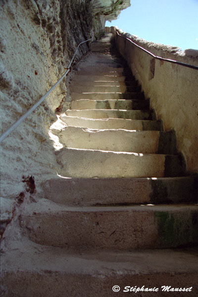 Steep stairs of Bonifacio