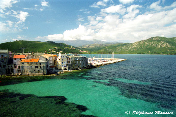 Saint Florent postcard in Corsica