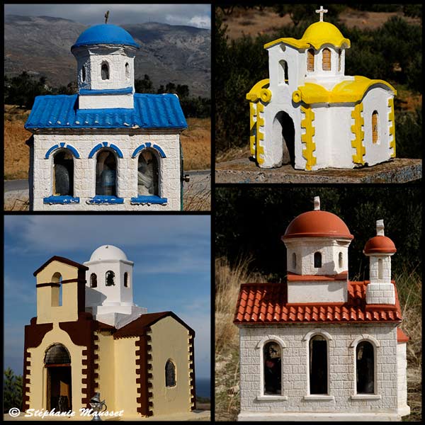 Eglises miniatures en Crète