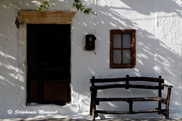 Habitation blanche de Crète