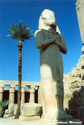 Statue of Ramesses II usurped by Pinedjem I
