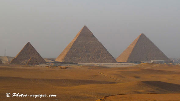 Les pyramides de Gizeh