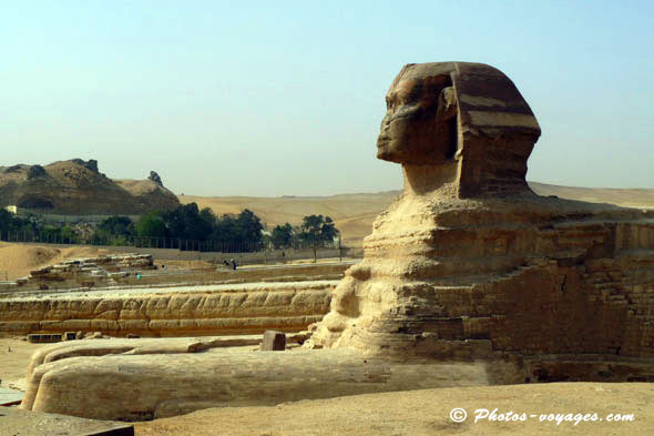 Le sphinx, symbôle de Gizeh en Egypte