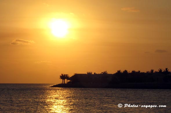 Coucher de soleil sur Key west