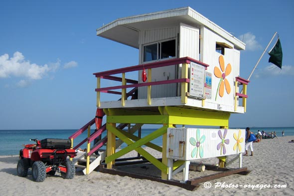 Poste de secouriste Miami south beach