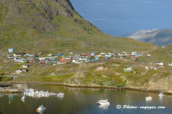 Village Narsarsuaq du Groenland