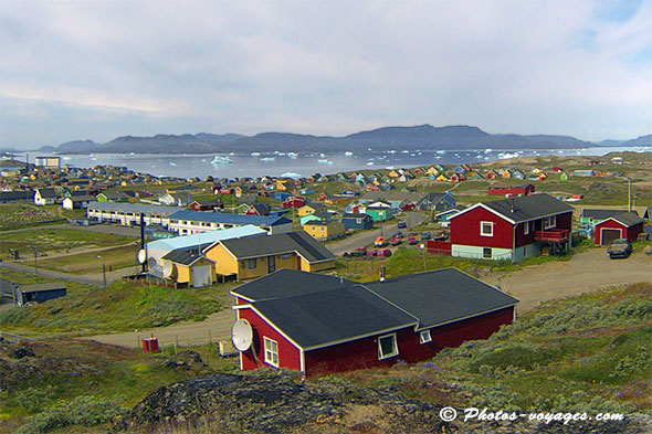 Village Narsarsuaq du Groenland