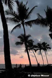 sunset in hawaii