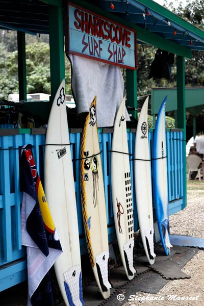 étal de planches de surf