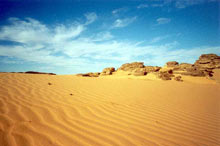 Désert de l'Amatliche en Mauritanie