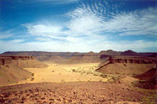 Passe d'Almojar en Mauritanie