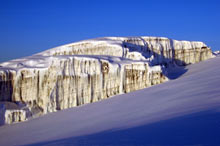 Glacier du sommet du Kilimandjaro