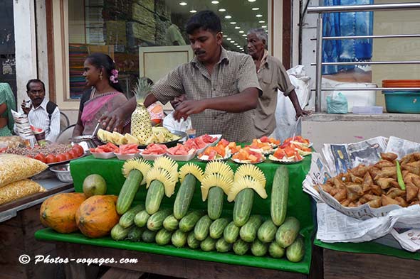 fruits frais en vente à Chennai