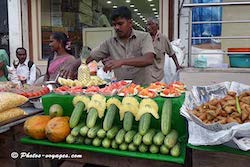 Vente de fruits frais